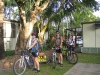 Pudgy and white we head out from Sundowner caravan park, Cairns