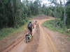 Heading through the rainforest area of Iron Range NP