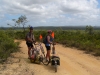 Taking a break in beautiful surroundings in the heathlands on Frenchmans Rd