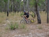 Sandy track in northern area of Cape Melville NP. It was often easier to ride off the track meandering through the trees