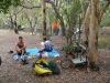 Ed and Gaye. Camping at Saltwater Creek