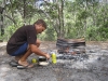 Mark doing a damper at Bertie Creek