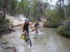 Mark and Ed crossing Sam Creek on the northern section of the OTL. The clear pristine waters of these creeks was magic. The hot weather made a dip at each creek compulsory