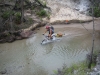 Gaye crossing Sam Creek on the OTL.