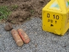 Unexploded shells from WW1