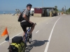 beachside bike path, south of Barcelona