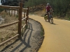 On the Via Verde(a rail trail with lots of fun tunnels)