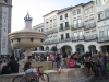 Street entertaeinment in the main square. Evora, Spain