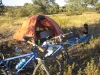 Peaceful bush camp near Spain-Portugal border