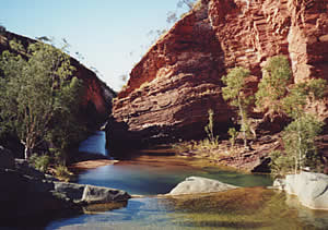 The beautiful Hammersley Gorge