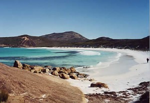 Lovely white sands. Cape le Grand NP