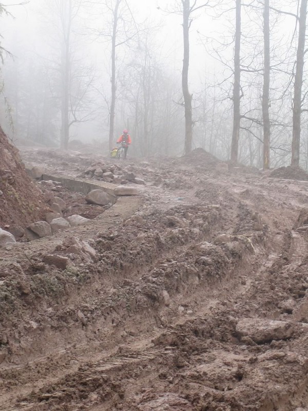 Road from hell. 30k frozen mud bash