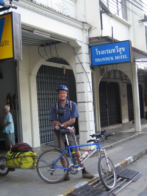 Leaving	our hotel at Phang Nga