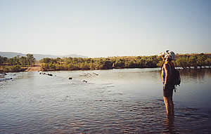 Water top up at the Pentecost River