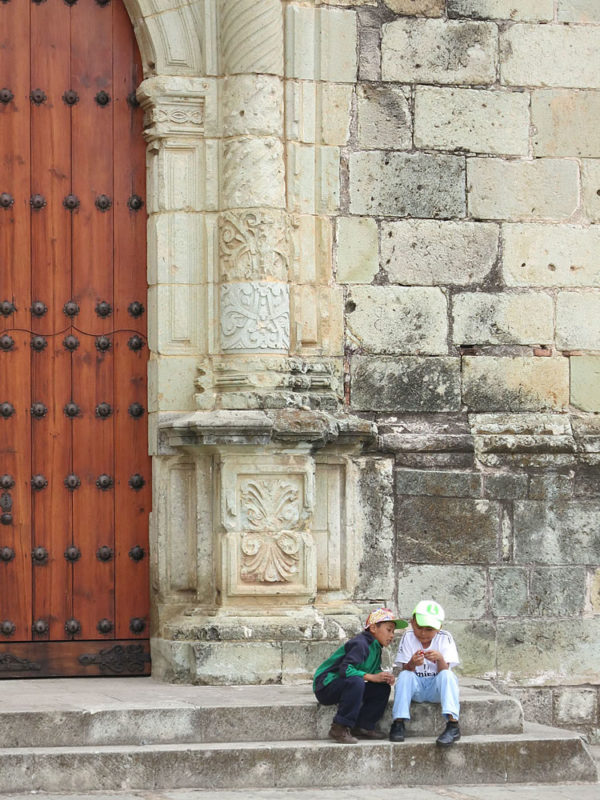 Hanging out at the cathedral